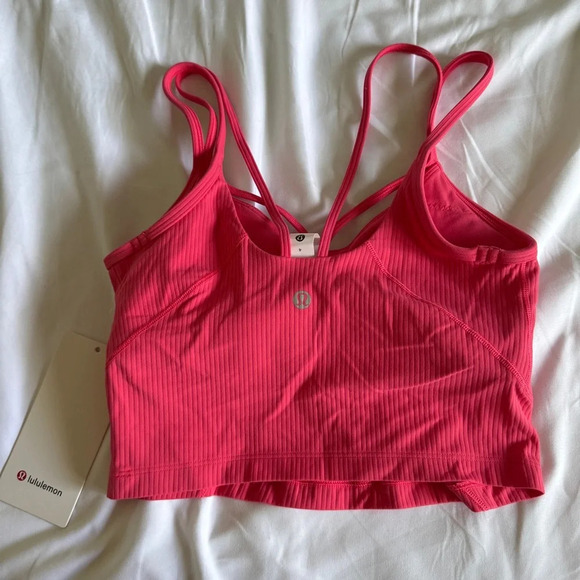🆕💕 Lululemon Align Strappy Ribbed Tank - Glaze Pink - Picture 5 of 9